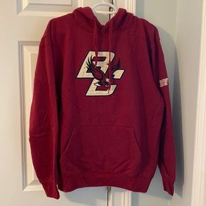 Boston College Embroidered Logo Hoodie